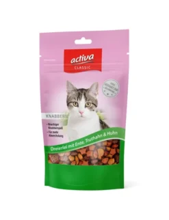 activa CLASSIC Knabbersnack Ente, Truthahn & Huhn 60g