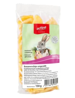 activa CLASSIC Snacks Bananenchips ungesüßt 150g