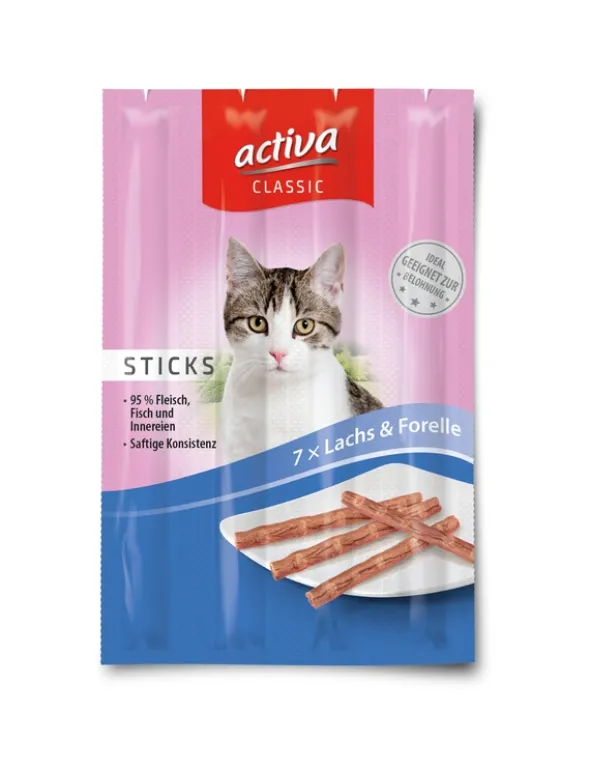 activa CLASSIC Sticks Lachs & Forelle 35g