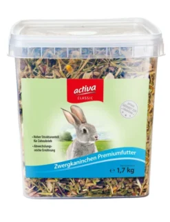 activa CLASSIC Zwergkaninchen Premiumfutter Zwergkaninchen 1,7kg
