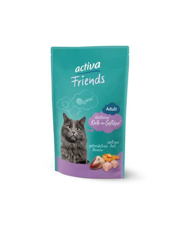 activa Friends Adult Kalb an Geflügel 85g