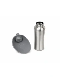 activa Friends Edelstahl Trinkflasche grau 500 ml