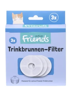 activa Friends Ersatzfilter für Trinkbrunnen weiß 3er