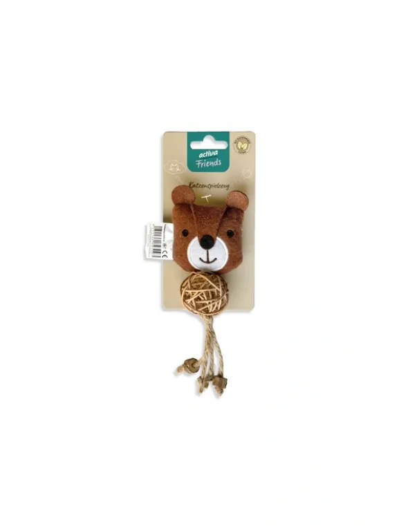 activa Friends Katzenspielzeug Matatabi Bär 18 cm