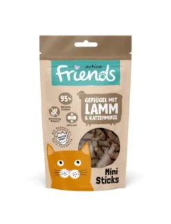 activa Friends Katzensticks Geflügel mit Lamm & Minze 55g