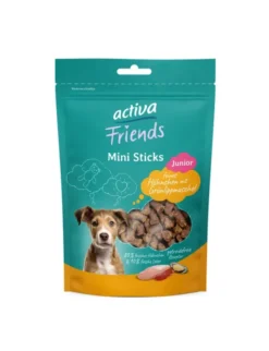 activa Friends Mini Sticks Hühnchen mit Grünlippmuschel 120g