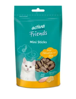 activa Friends Mini Sticks Huhn & Käse 55g