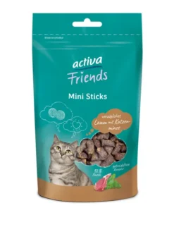 activa Friends Mini Sticks Lamm & Katzenminze 55g