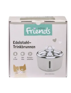activa Friends Trinkbrunnen Edelstahl sand