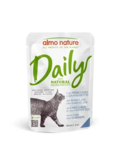 almo nature Daily mit Kabeljau und Garnelen 70g
