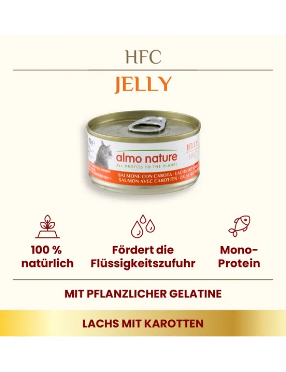 almo nature HFC Natural Lachs mit Karrotten 70g