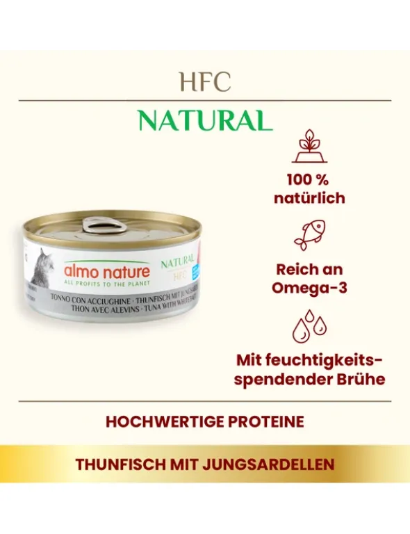 almo nature HFC Natural Thunfisch mit Jungsardellen 150g