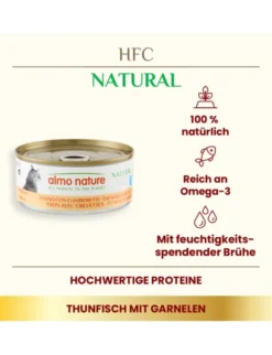 almo nature HFC Natural Thunfisch mit Garnelen 150g