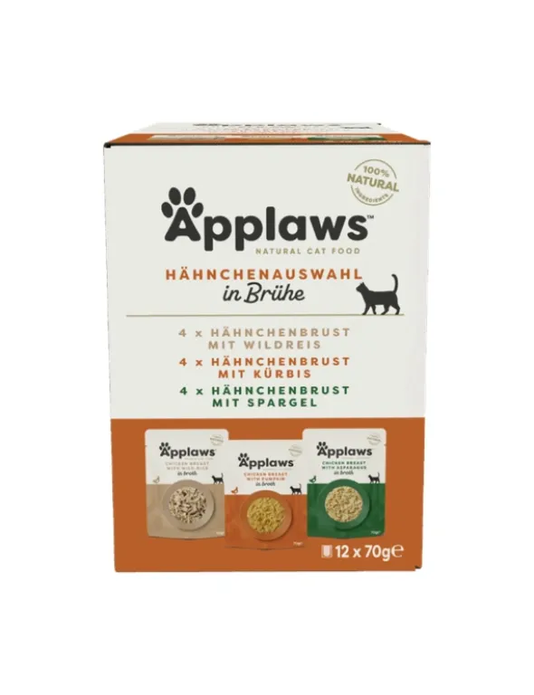 Applaws Chicken Medley in Brühe Multipack 840g
