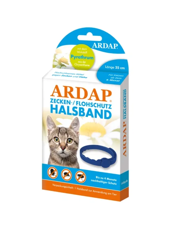 ARDAP Zecken- & Flohhalsband für Katzen