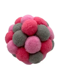 Aumüller Plush Ball Katzenspielkugel pink Ø 8 cm