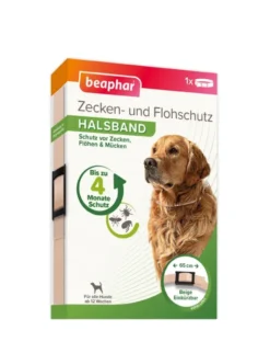beaphar Zecken- und Flohschutz Halsband für Hunde