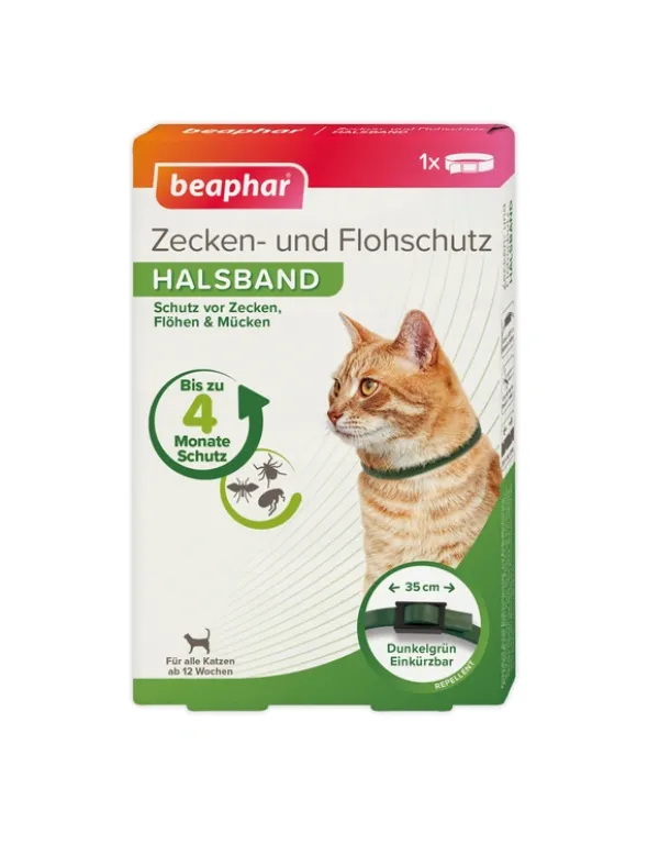 beaphar Zecken- und Flohschutz Halsband für Katzen