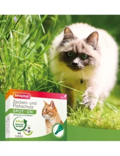 beaphar Zecken- und Flohschutz SPOT-ON für Katzen grün 1ml