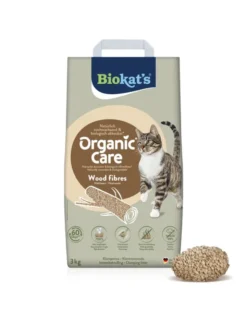 Biokat's Organic Care Wood fibres beige 8l