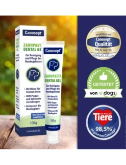 Canosept Zahnpasta Dental Gel für Hunde 100g