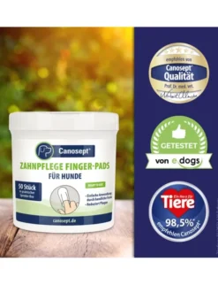 Canosept Zahnpflege Finger-Pads für Hunde