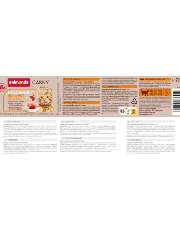 Carny Adult Huhn Pur 200g