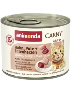 Carny Adult Huhn, Pute + Entenherzen 200g
