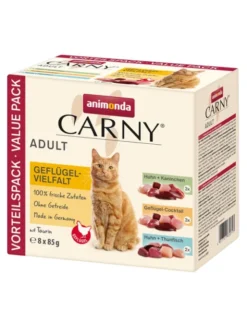 Carny Adult Mixpaket Geflügel-Mix mit 8 Frischebeuteln 680g