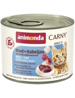Carny Adult Rind + Kabeljau mit Petersilienwurzeln 200g
