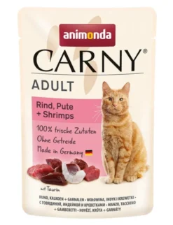 Carny Adult Rind, Pute + Shrimps 85g