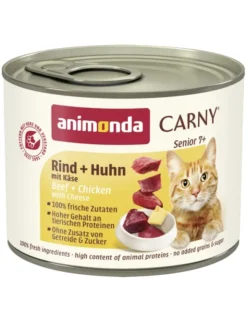 Carny Senior Rind + Huhn mit Käse 200g