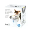 catit Blumentrinkbrunnen Edelstahl weiß