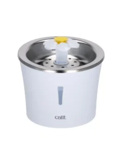 catit Blumentrinkbrunnen Edelstahl weiß