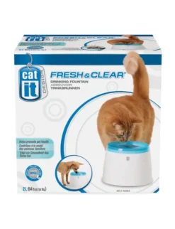 catit Fresh&Clear Trinkbrunnen grau