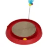 catit 3in1 mit Kratzer und Spielzeug rot