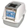 catit Katzentoilette mit Abdeckung grau
