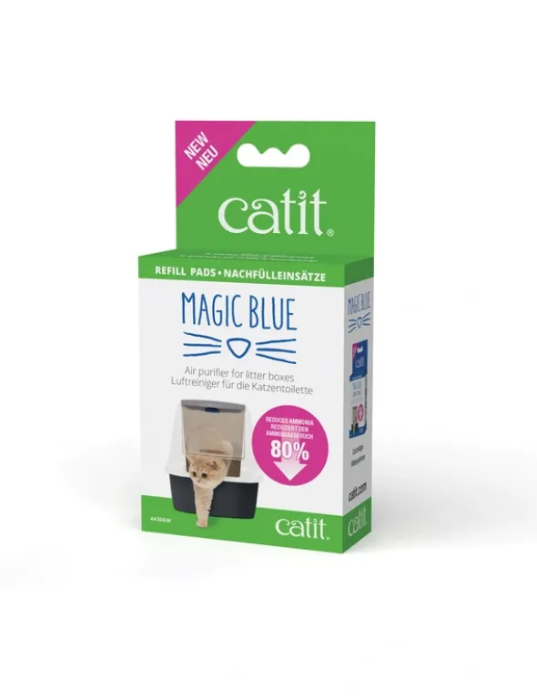 catit Magic Blue Nachfüllpack für 3 Monate weiß