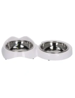 catit Pixi Doppelnapf, 2 x 200ml weiß 2 x 200 ml