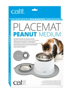 catit Silikonmatte Erdnuss grau