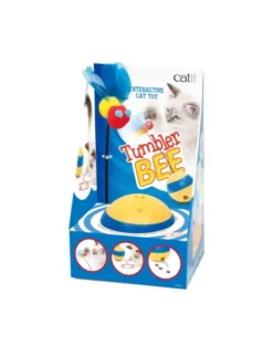 catit Tumbler Bee Spielzeug gelb