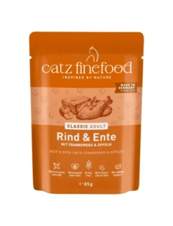 catz finefood CLASSIC Adult Rind & Ente 85g
