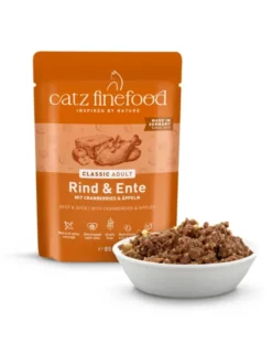 catz finefood CLASSIC Adult Rind & Ente 85g
