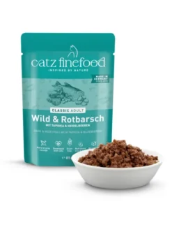 catz finefood CLASSIC Adult Wild & Rotbarsch 85g