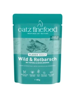 catz finefood CLASSIC Adult Wild & Rotbarsch 85g