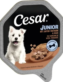 Cesar Junior mit Truthahn und Kalb 150g