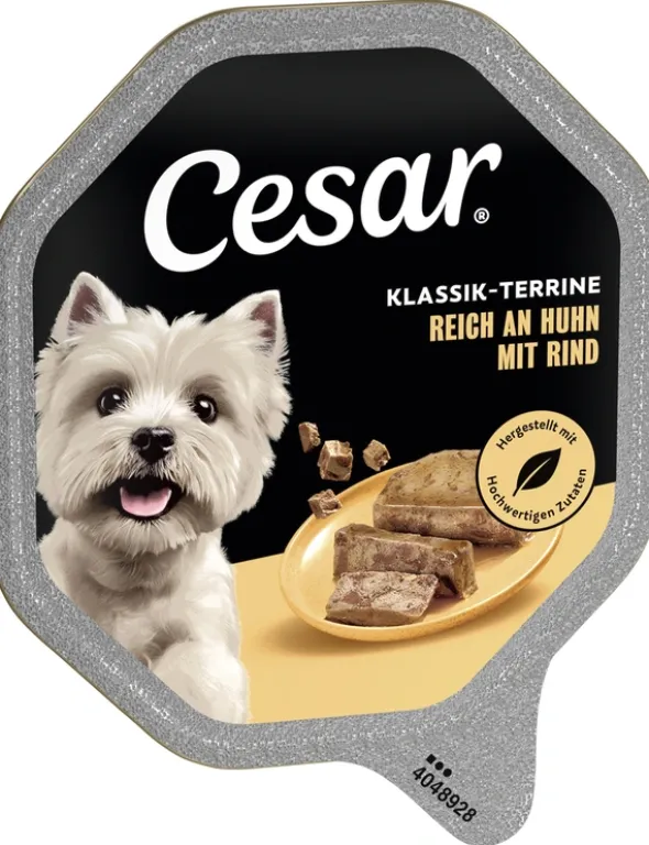 Cesar Klassiker mit Geflügel und Rind 150g