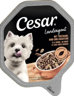 Cesar Landragout mit Truthahn, Rind und Kräutern 150g