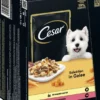 Cesar Selektion Gelee mit Huhn und Karotten, mit Rind und Gemüse 1,2kg