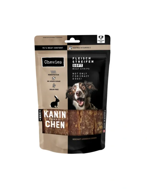 Chewies Fleischstreifen SOFT Maxi Kaninchen 150g